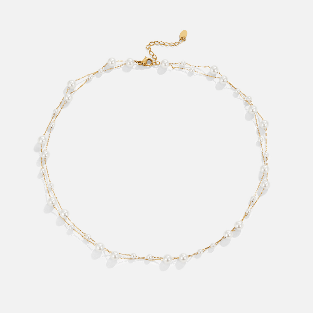 Collar de Perlas en Capas Tori