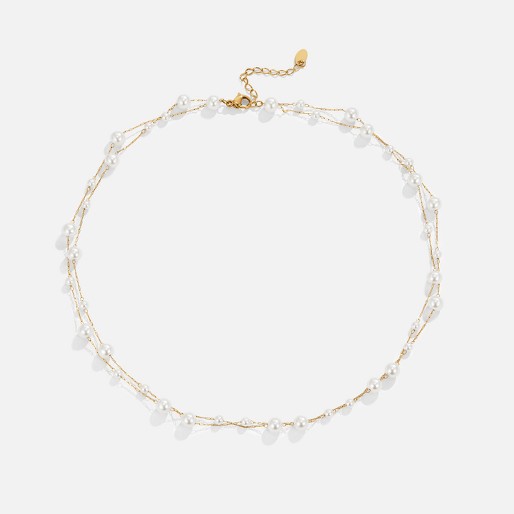 Collar de Perlas en Capas Tori