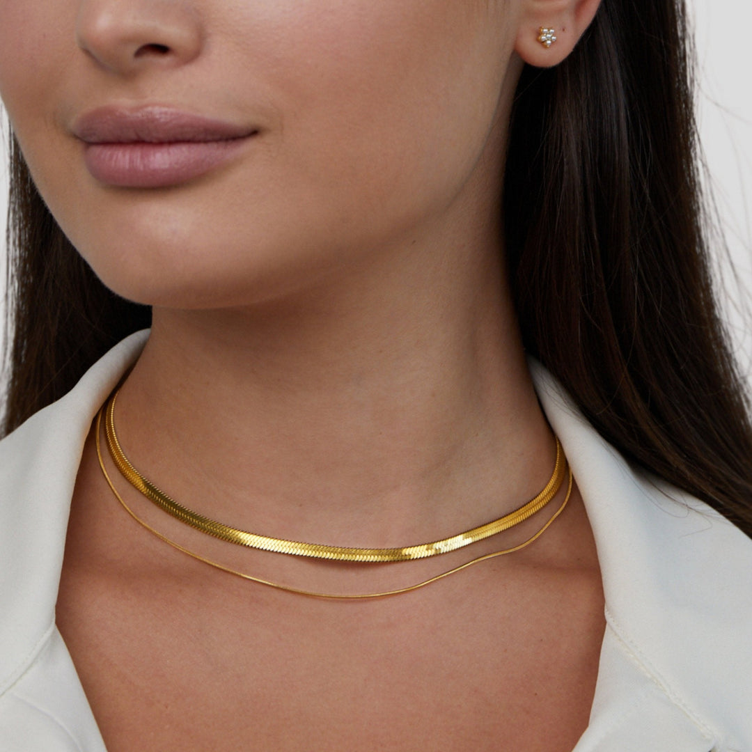 Collar Capas de Oro de 18K Layla