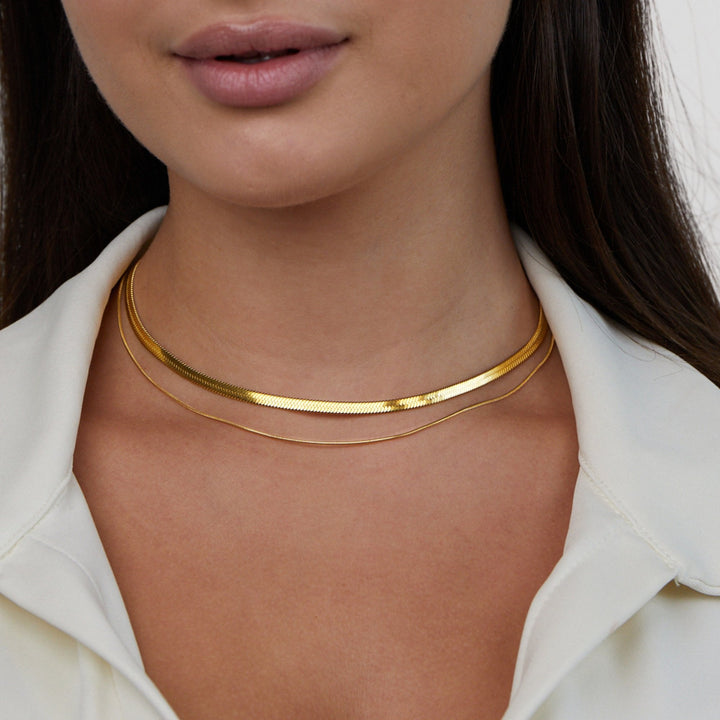 Collar Capas de Oro de 18K Layla