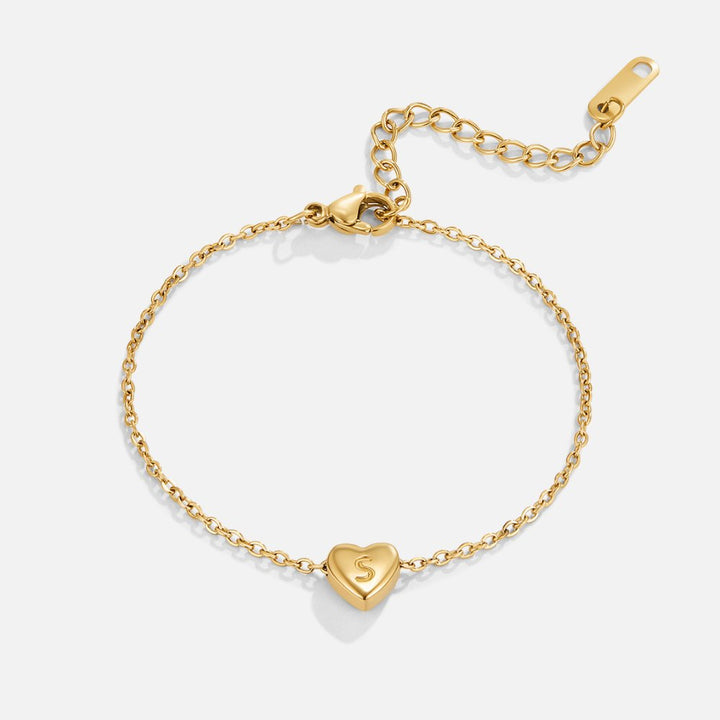 Pulsera Corazón con Letra