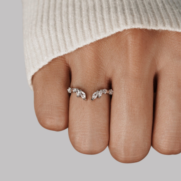 Anillo de Vides de Cristal de Lirio