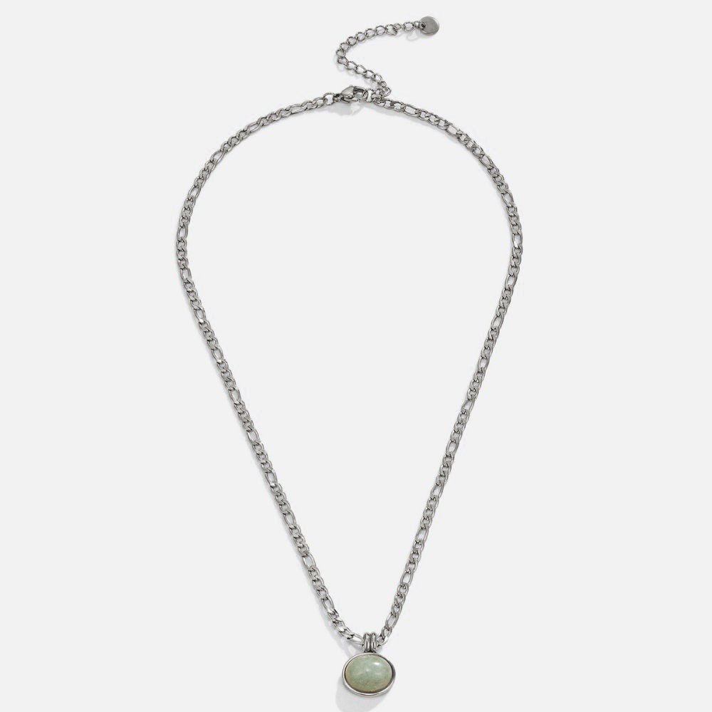 Collar de Plata con Colgante de Jade Liza