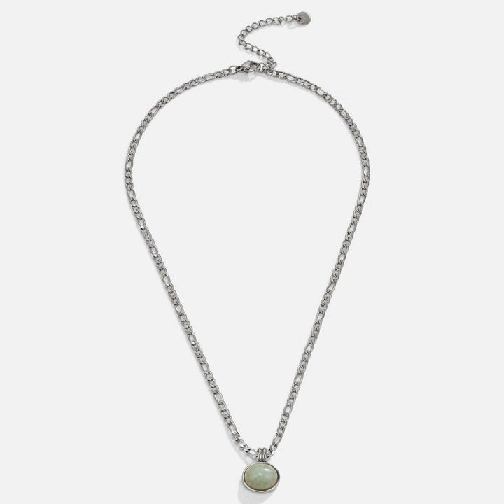 Collar de Plata con Colgante de Jade Liza