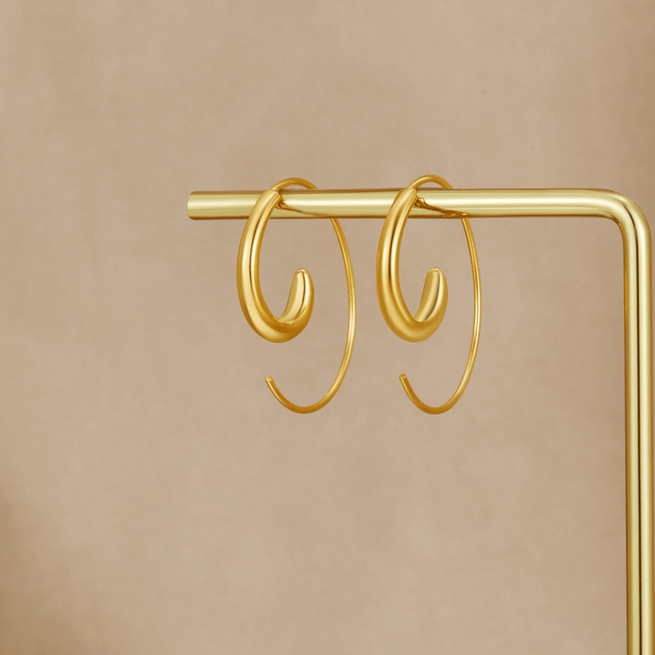 Pendientes de Aro Espiral Luca