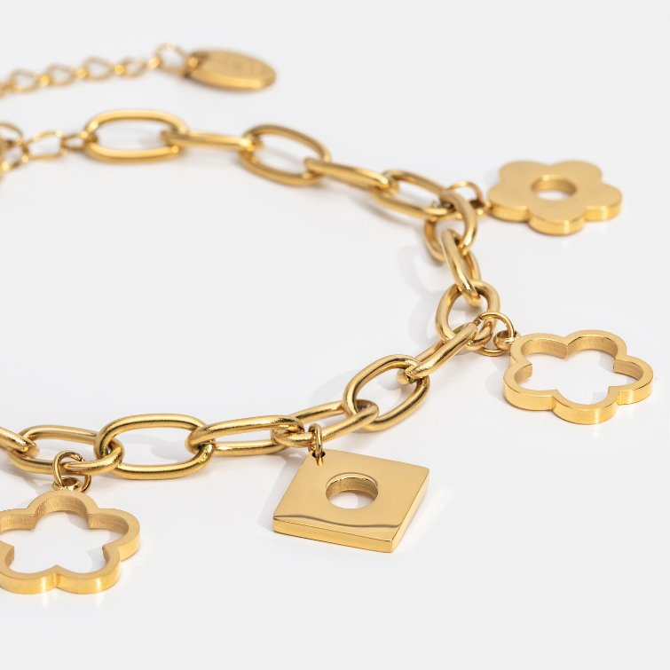 Pulsera de Encanto Margarita de la Suerte