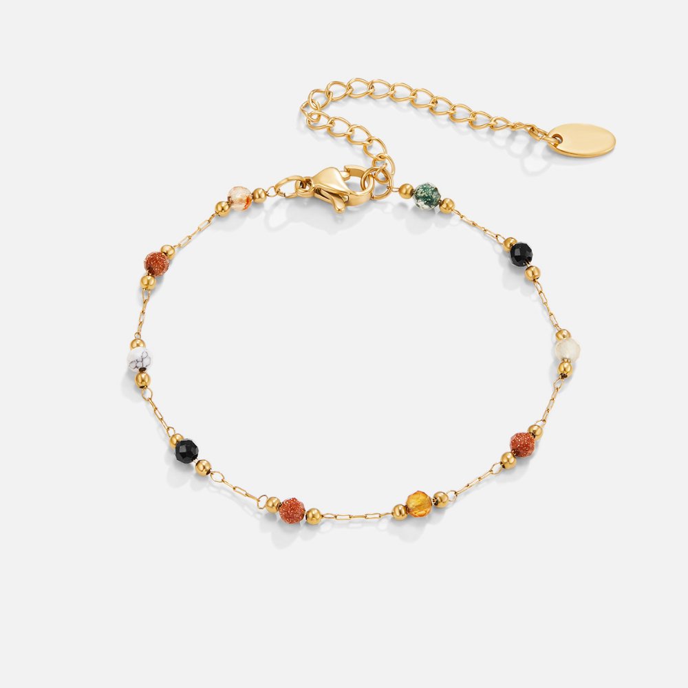 Pulsera de Piedra con Perlas Lulu