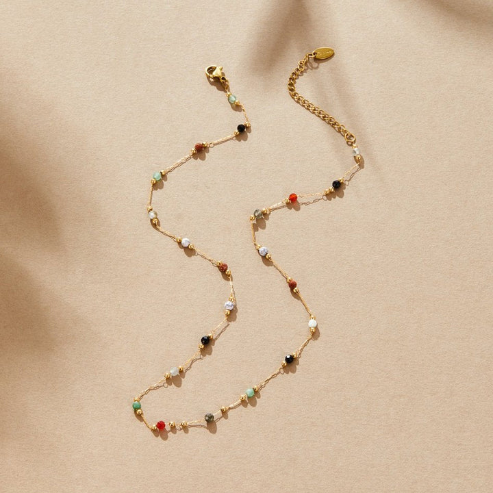 Collar de Piedras Con Perlas Lulu