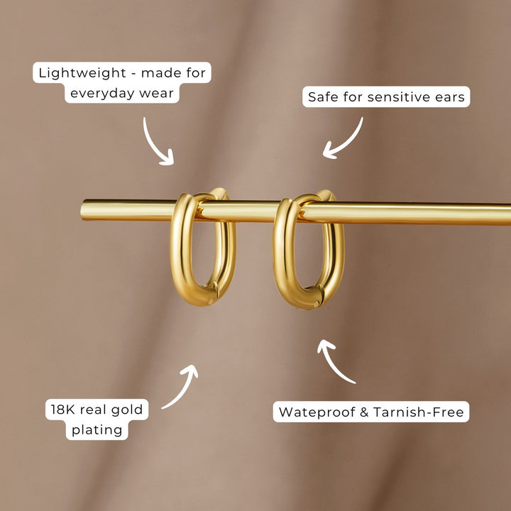 Pendientes Aro Dorados Madison