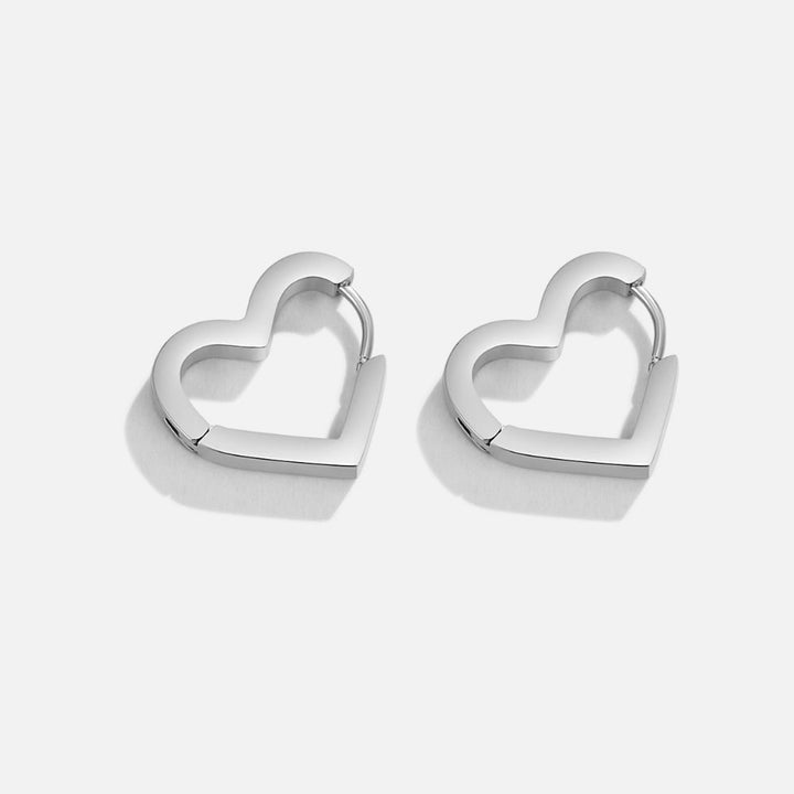 Pendientes de Aro de Plata Mary Heart