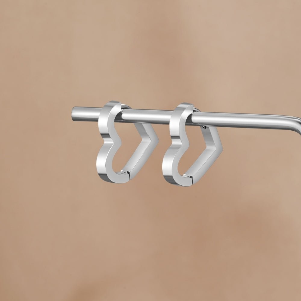 Pendientes de Aro de Plata Mary Heart