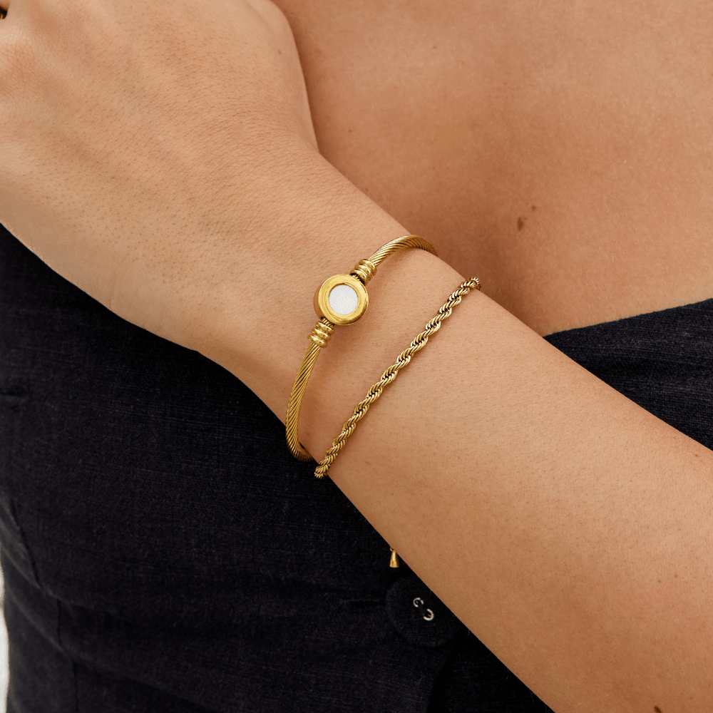 Pulsera Rotativa Melinda Gold