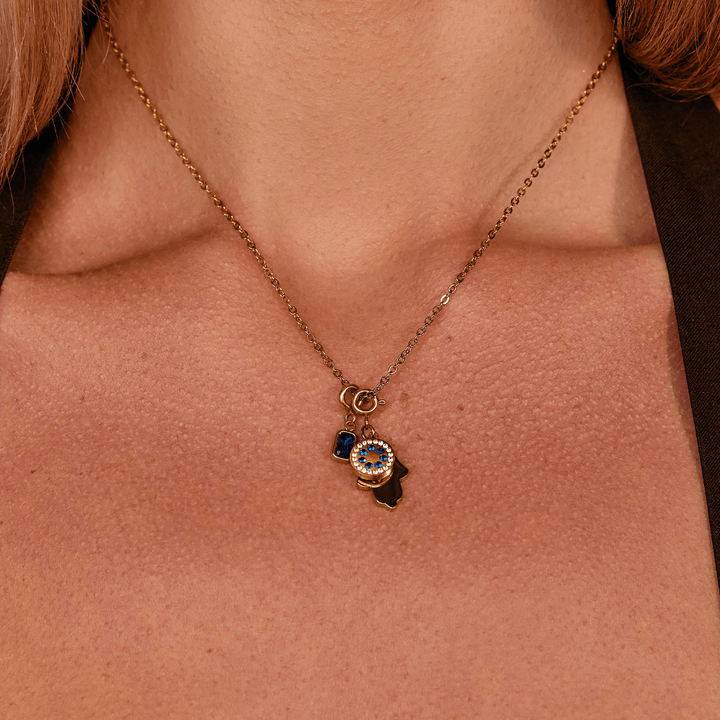 Encanto de Cristal Azul Místico