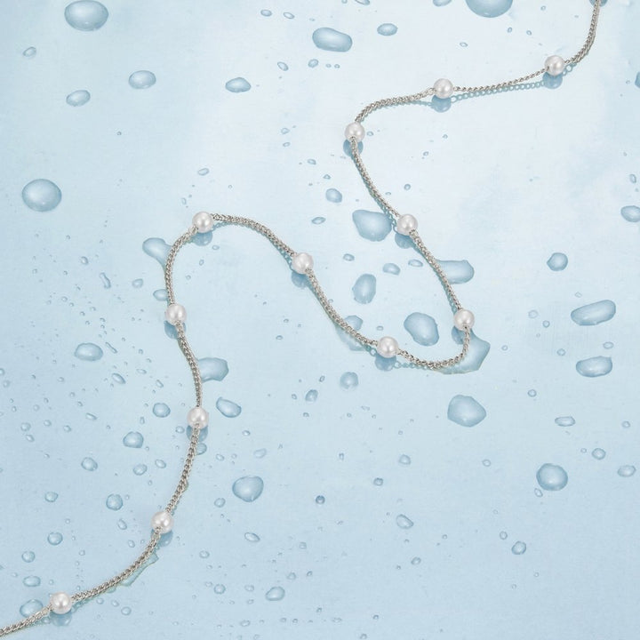 Collar de Perlas Nura Plata