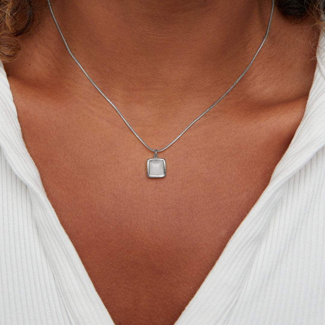 Collar de Colgante Riva Moonstone