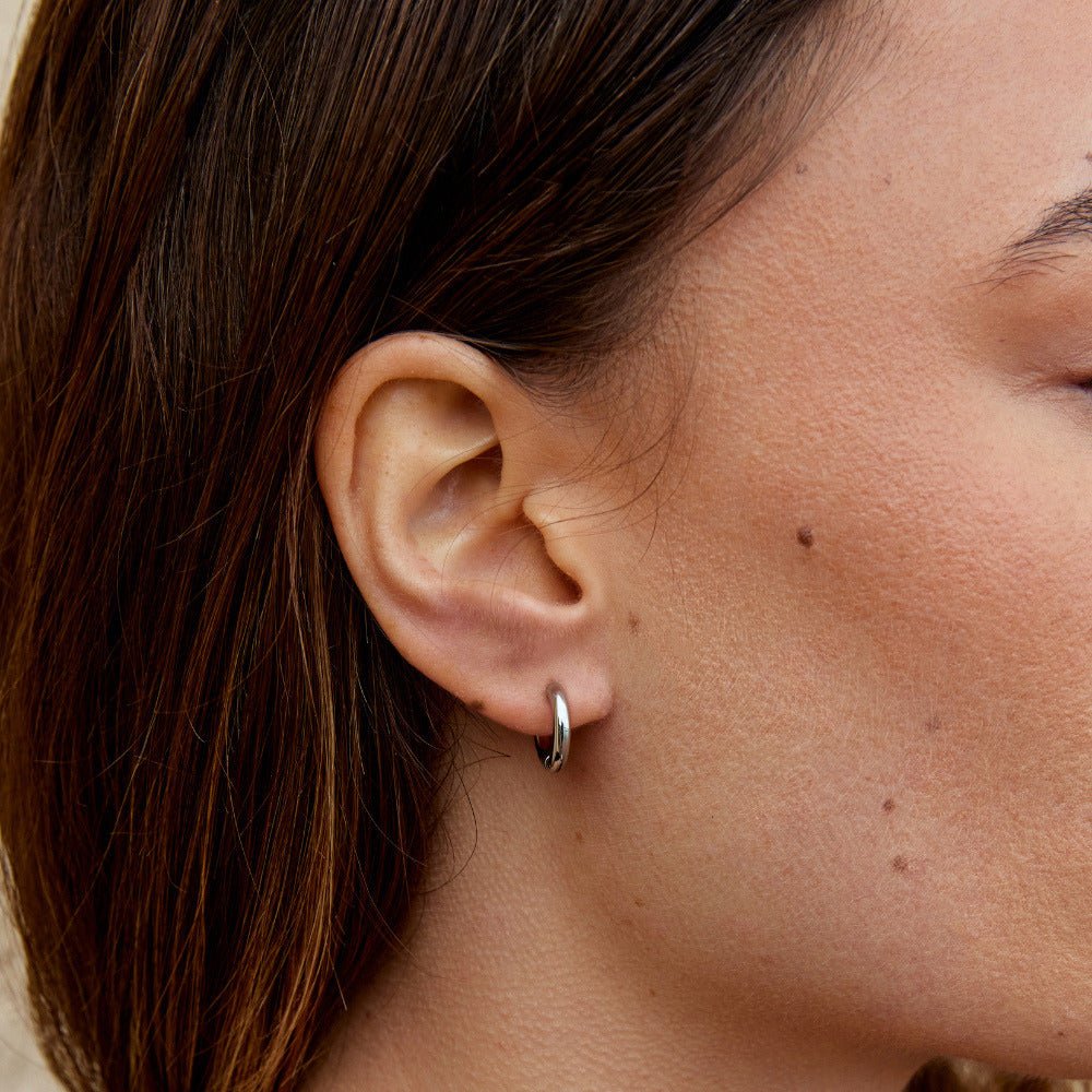 Juego de Mini Aros Plateados Trio