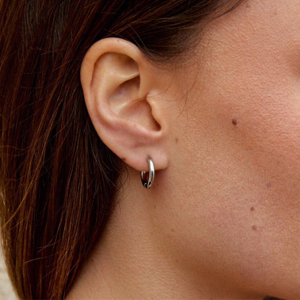 Juego de Mini Aros Plateados Trio