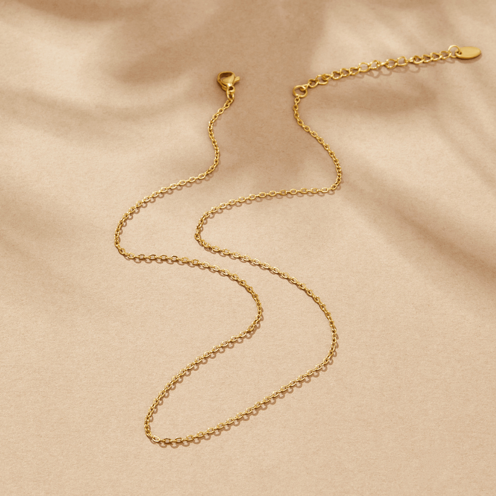 Collar de encanto con cadena simple