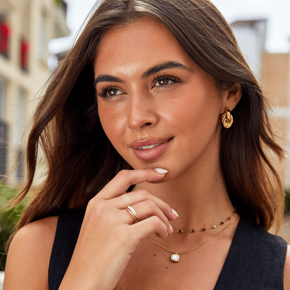 Pendientes de Aro de Plata Retorcida Sofia