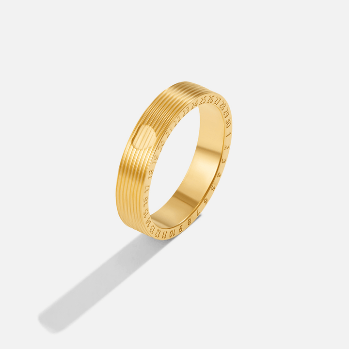 Anillo de Banda de Oro Soleil