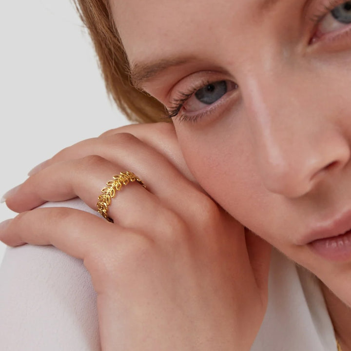 Anillo Hoja de Verano