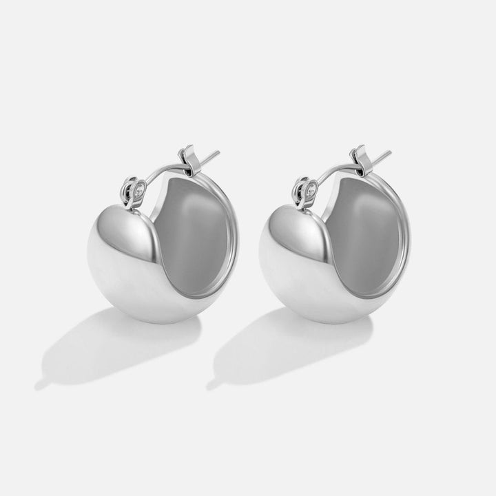 Pendientes de Aro Gruesos Tara en Plata