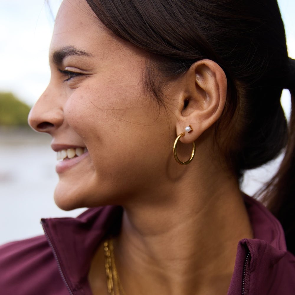 Conjunto de Pendientes Triple Aro