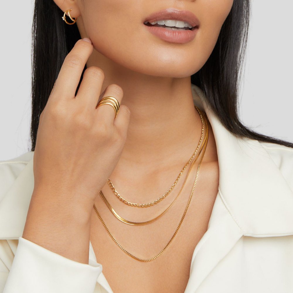 Collar de Cadena en Capas de Viena