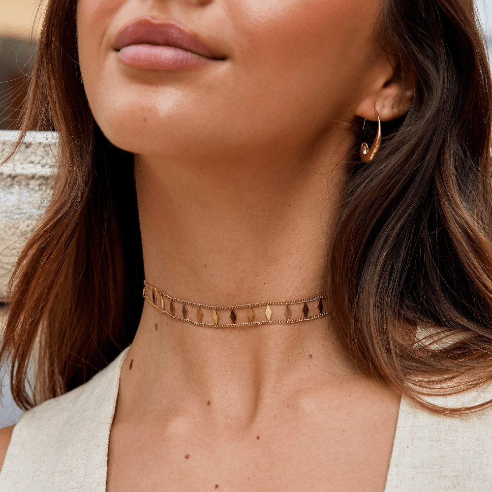 Choker de Oro Zara